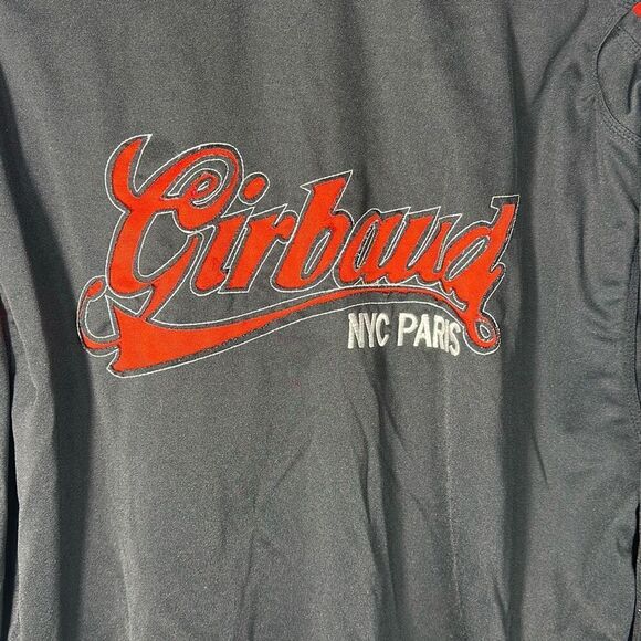 Marithe Francois Girbaud Track Jacket Mens 2XL Full Zip Black Y2K 90s Grunge - Picture 2 of 8